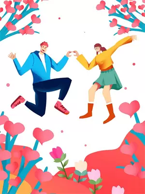 爱情是从一束花和告白开始的